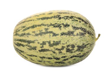 Beyaz arka plan üzerinde izole kavun closeup