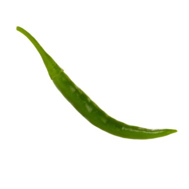 Kırmızı biber biber beyaz arka plan üzerinde izole