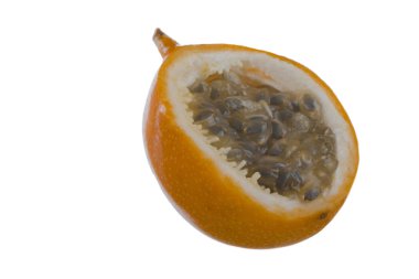 Ligularis closeup, passiflora çekim beyaz izole