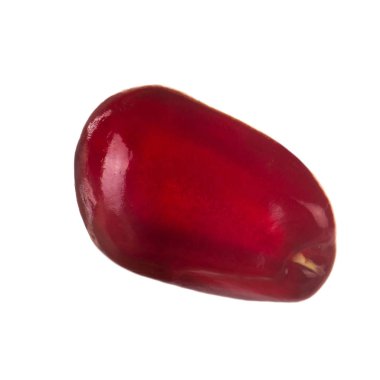 Beyaz arka plan üzerinde izole nar tohum