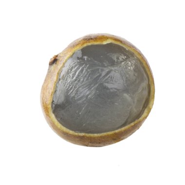 Tatlı longan beyaz arka plan üzerinde izole