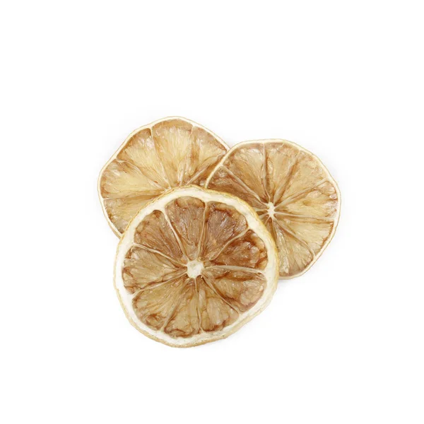 Closeup Sliced Citrus Fruit Isolated White Background — Stock Photo, Image