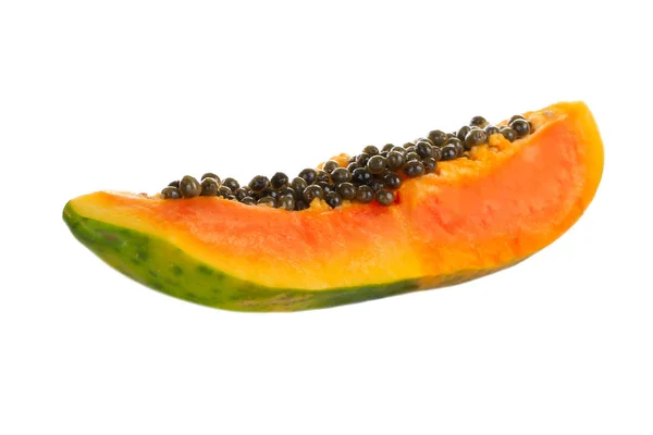 파파야 열매는 배경에 분리되어 — 스톡 사진