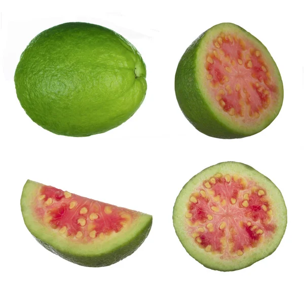 Fechar Frutas Tropicais Fundo Alimentar — Fotografia de Stock