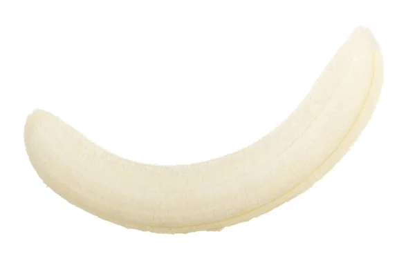 Closeup Banana Isolada Sobre Fundo Branco — Fotografia de Stock