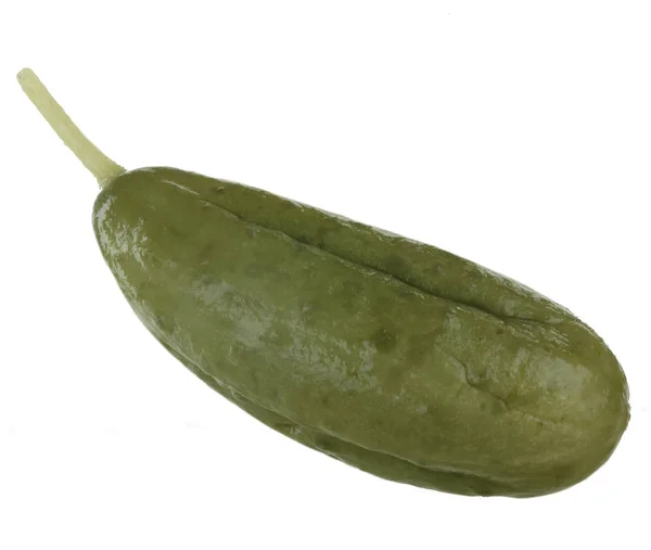Pickled Cucumber Isolated White Background — Stock Photo, Image