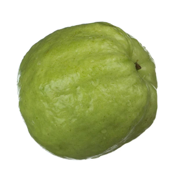 Zbliżenie Guawy Białym Tle — Zdjęcie stockowe