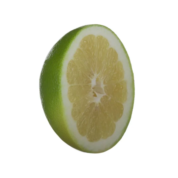 Close Van Oroblanco Geïsoleerd Witte Achtergrond Tropische Citrusvruchten — Stockfoto