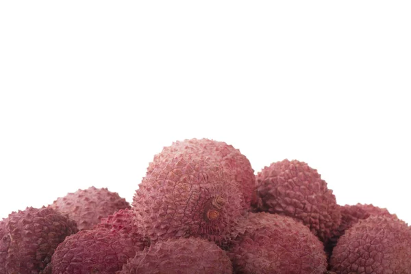 Closeup Lichia Tiro Frutas Tropicais — Fotografia de Stock