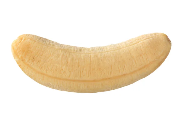 Closeup Banana Isolada Sobre Fundo Branco — Fotografia de Stock