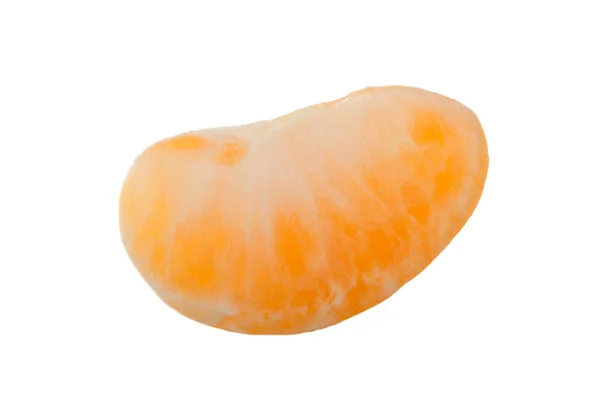 Mandarin Beyaz Arkaplanda Izole Edildi — Stok fotoğraf