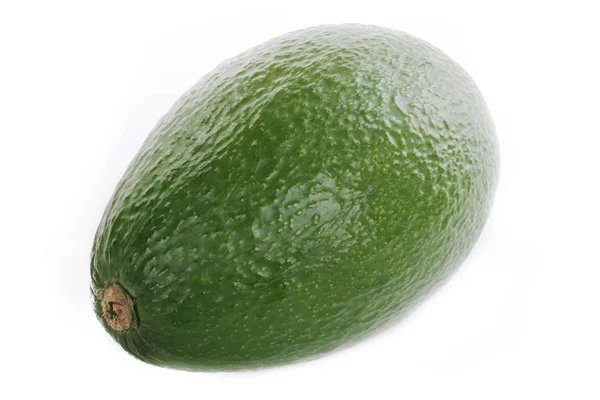 Rijpe Avocado Vruchten Geïsoleerd Wit — Stockfoto
