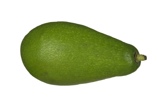 Rijpe Avocado Vruchten Geïsoleerd Wit — Stockfoto