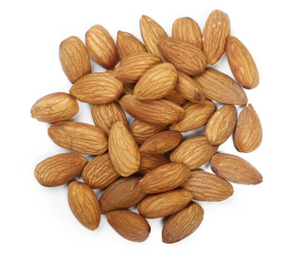 Closeup Natural Almonds Diet Food Concept — Stock Photo, Image