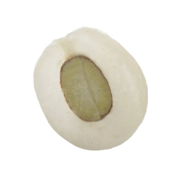 Frutta Rambutan Isolata Fondo Bianco — Foto Stock