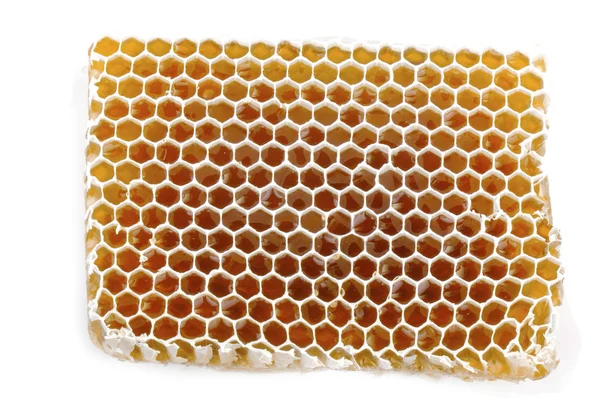 自然の蜂蜜 食べ物の背景のクローズアップショット — ストック写真