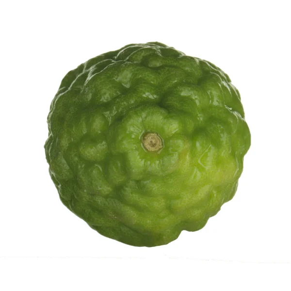 Closeup Kaffir Plodů Zelených Citrusových Plodů — Stock fotografie