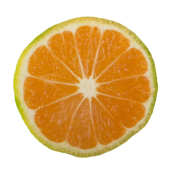 Mandarin Izolált Fehér Alapon — Stock Fotó