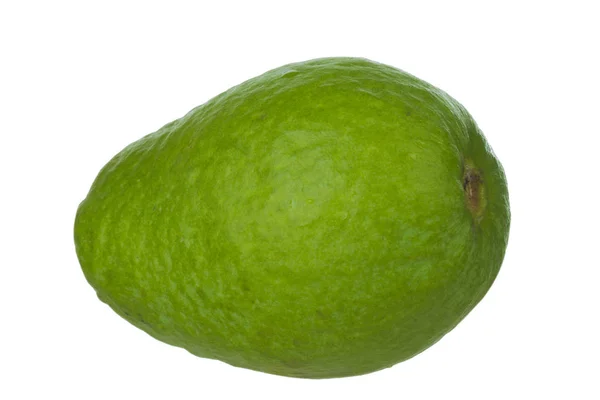 Feijoa Fresco Isolado Sobre Fundo Branco — Fotografia de Stock