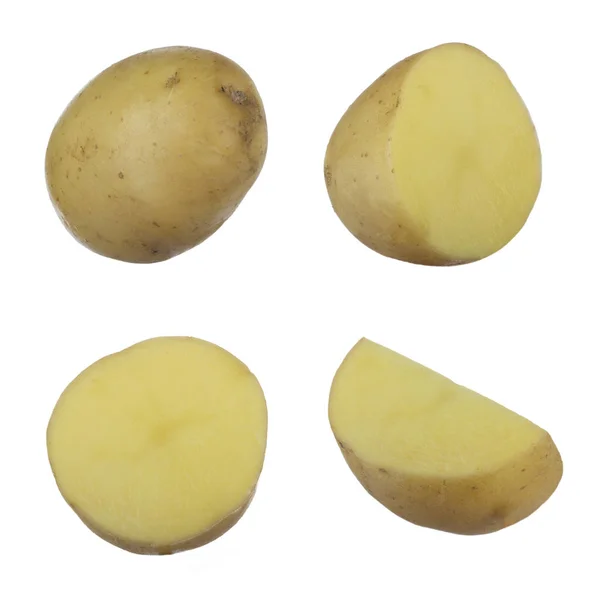 Zbliżenie Ziemniaków Tło Żywnościowe — Zdjęcie stockowe