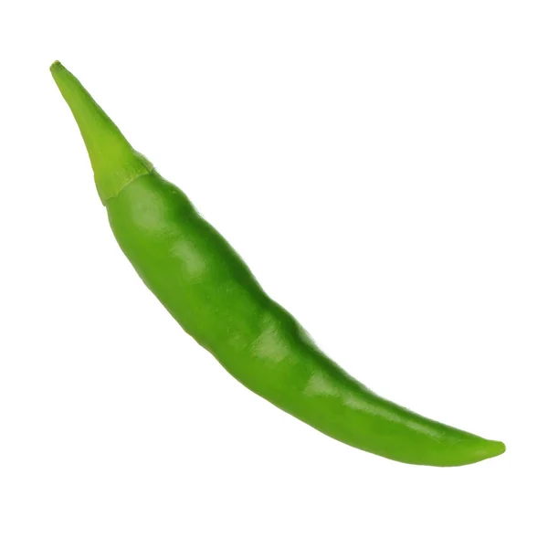 Chilli Paprika Izolovaných Bílém Pozadí — Stock fotografie