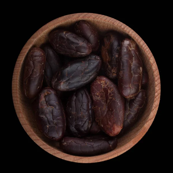 Nahaufnahme Natürlicher Kakaoschoten — Stockfoto