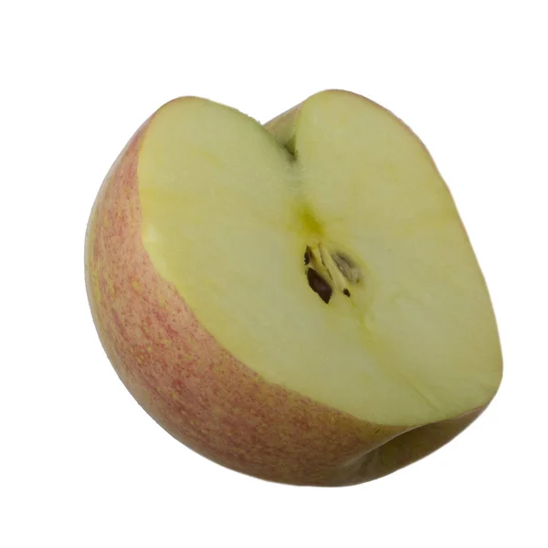Frischer Apfel Isoliert Auf Weißem Hintergrund — Stockfoto