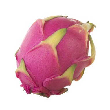 Beyaz arka planda izole egzotik meyve closeup 