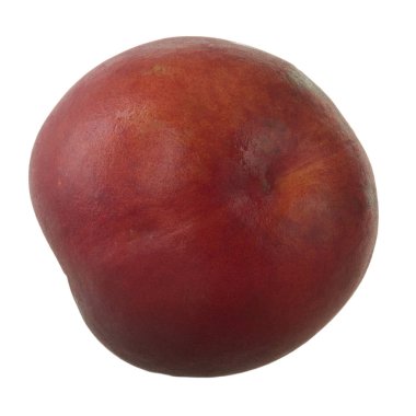 olgun şeftali beyaz arkaplanda izole