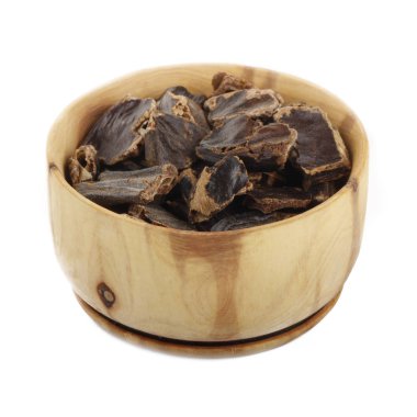 Keçiboynuzu baharatı yakın çekim, gıda arka plan