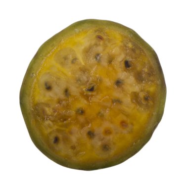 Beyaz arka planda izole egzotik meyve closeup 