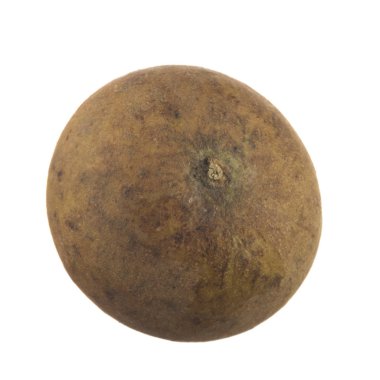 Tatlı longan beyaz arka plan üzerinde izole