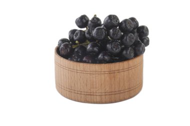 Beyaz arka planda izole kül-berry closeup 