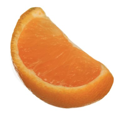 Mandarin beyaz arkaplanda izole edildi