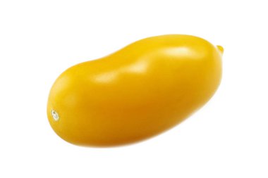 Beyaz arka planda izole domates closeup 