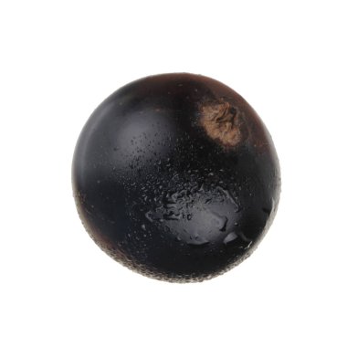 Beyaz arka plan üzerinde izole Olgun tatlı Frenk üzümü