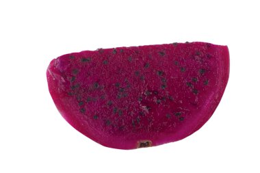 Beyaz arka planda izole egzotik meyve closeup 