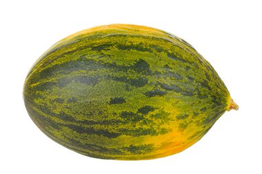 Beyaz arka plan üzerinde izole kavun closeup