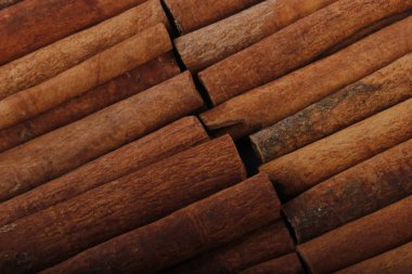 Aromatik tarçın çubuklarının yakın çekim