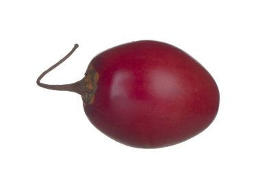 Beyaz arka plan üzerinde izole taze tamarillo