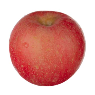 Beyaz arkaplanda izole edilmiş taze elma