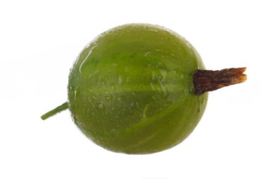 Beyaz arka planda izole bektaşi üzümü yakın çekim