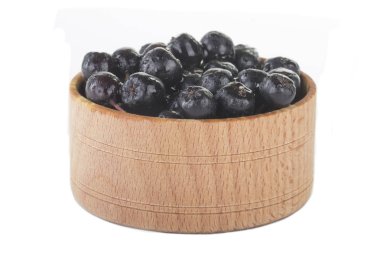 Beyaz arka planda izole kül-berry closeup 