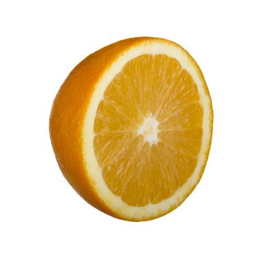 Turuncu Beyaz arka plan üzerinde izole closeup 