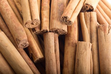 Aromatik tarçın çubuklarının yakın çekim