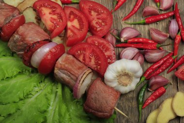 Sebze ile sulu kebab