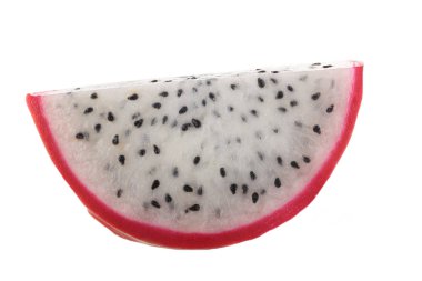 Beyaz arka planda izole egzotik meyve closeup 