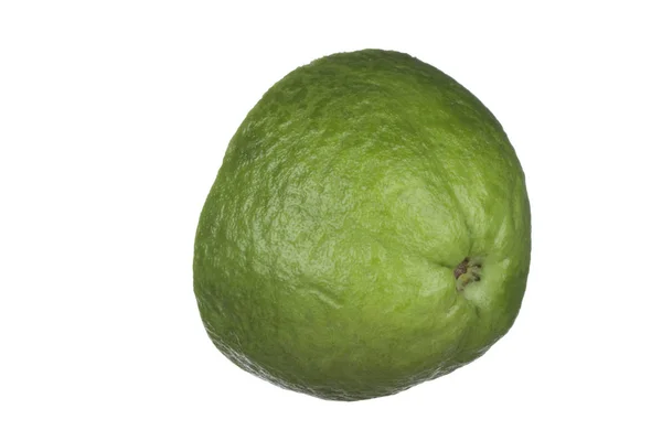 Beyaz Arka Planda Izole Guava Yakın Çekim — Stok fotoğraf
