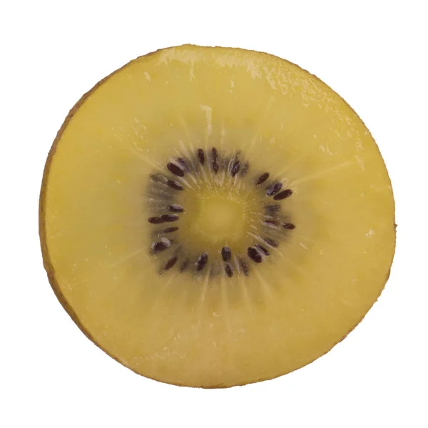 Vista Detalhada Fruta Kiwi — Fotografia de Stock