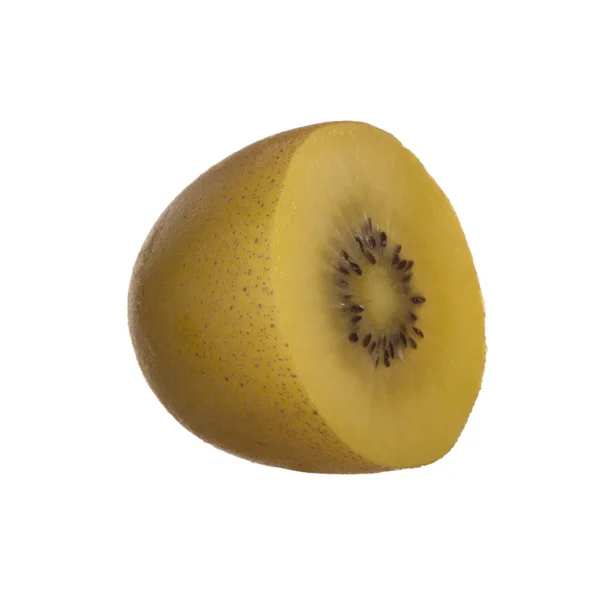 Vista Detalhada Fruta Kiwi — Fotografia de Stock